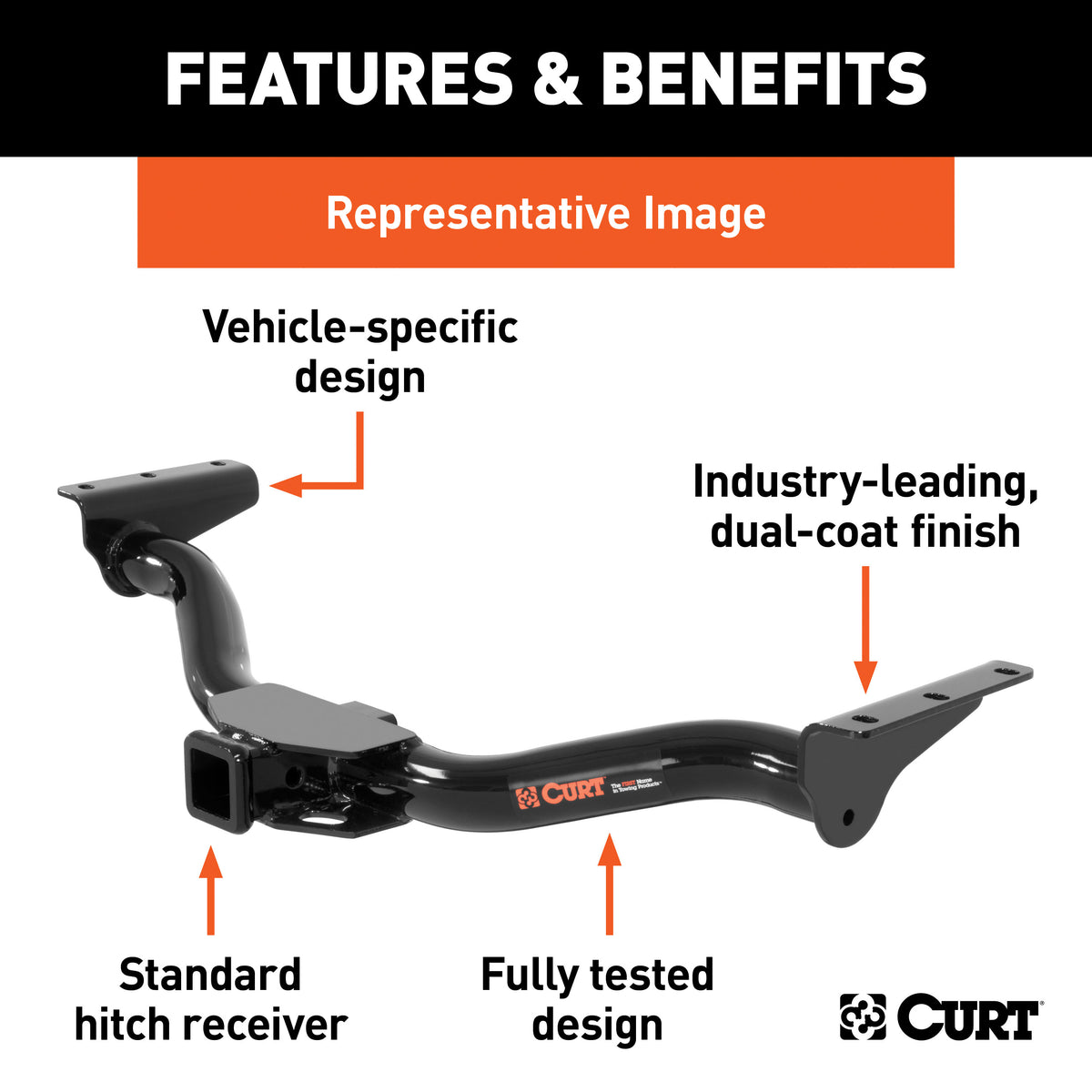 Class 3 Trailer Hitch with Installation Hardware Z9528