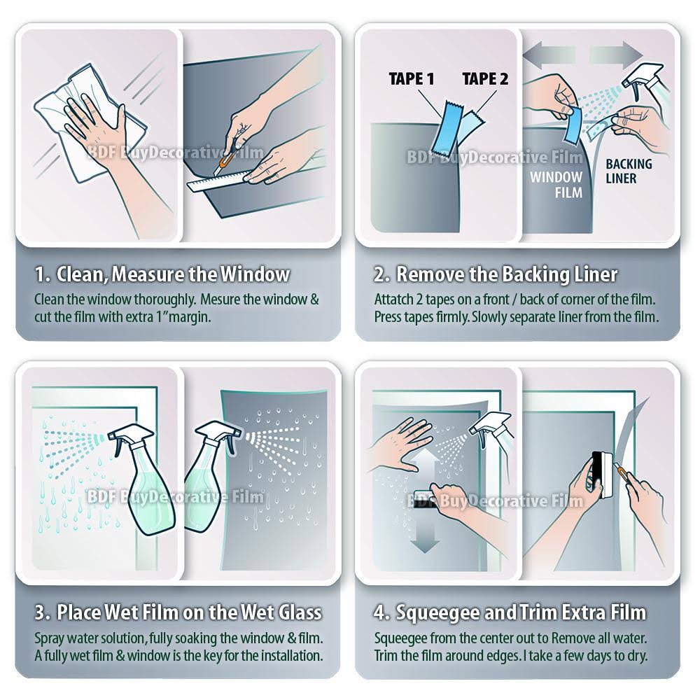 Window Film Security and Safety Clear 8 Mil B204