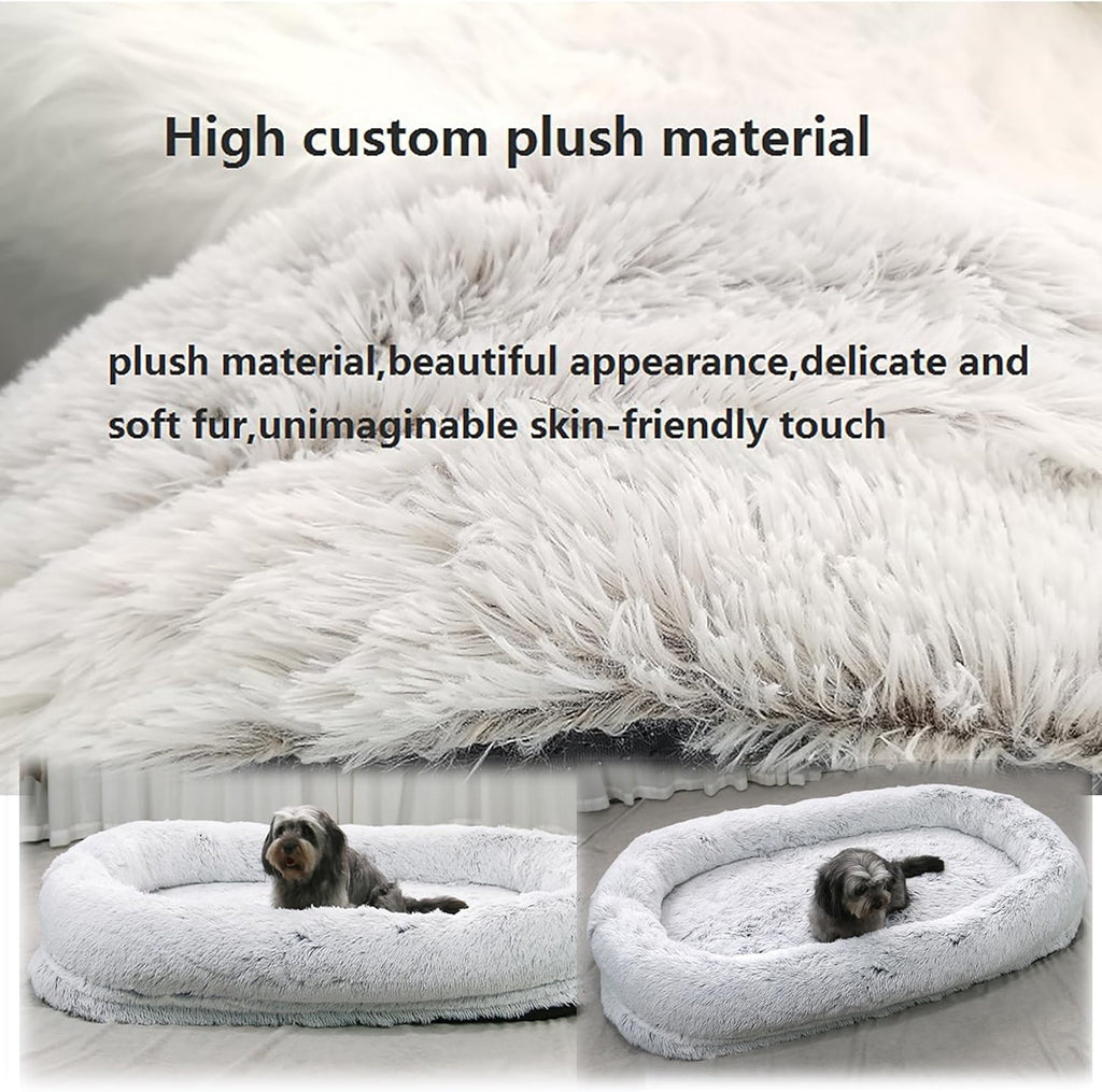 Gray Detachable Washable Giant Dog Bed Z691186