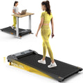 Under Desk Treadmill with Incline, Portable Walking Treadmill with Remote Control O18052