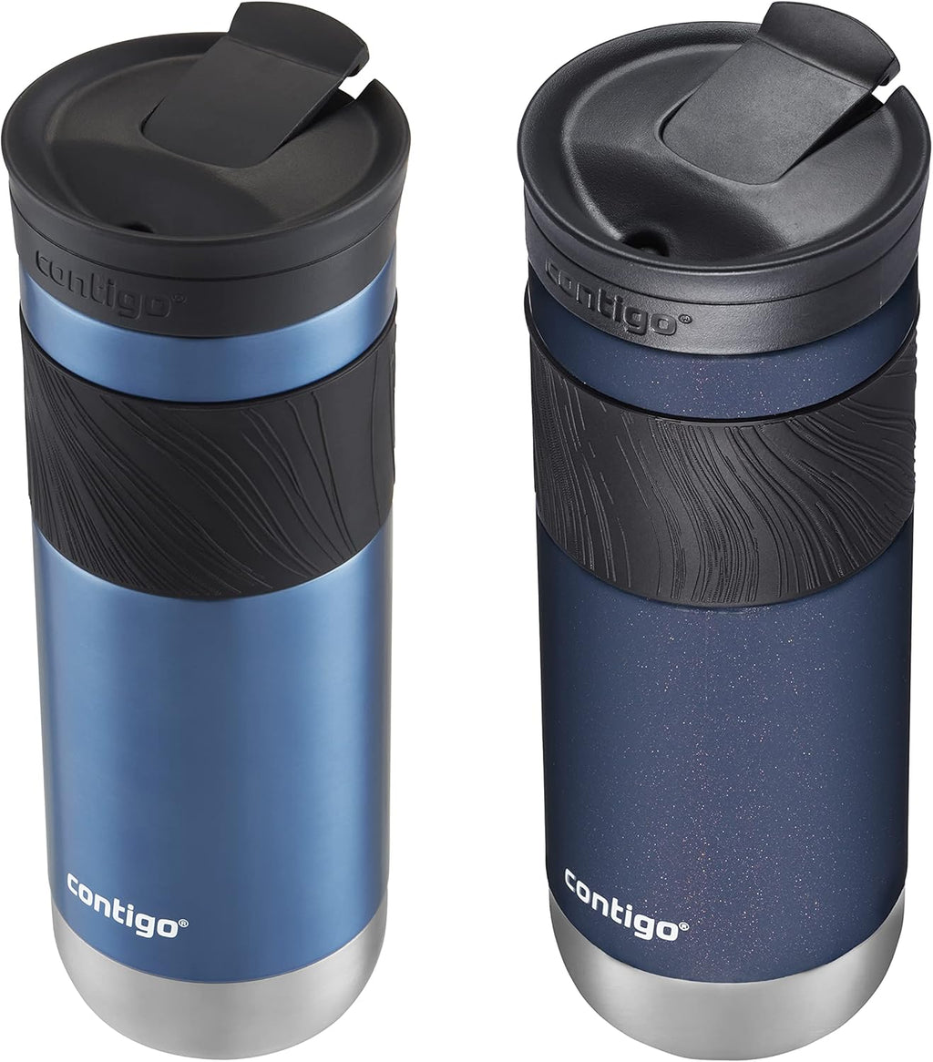 20oz Vacuum-Insulated Stainless Steel Travel Mug & Vacuum-Insulated Stainless Steel Water Bottle K78908