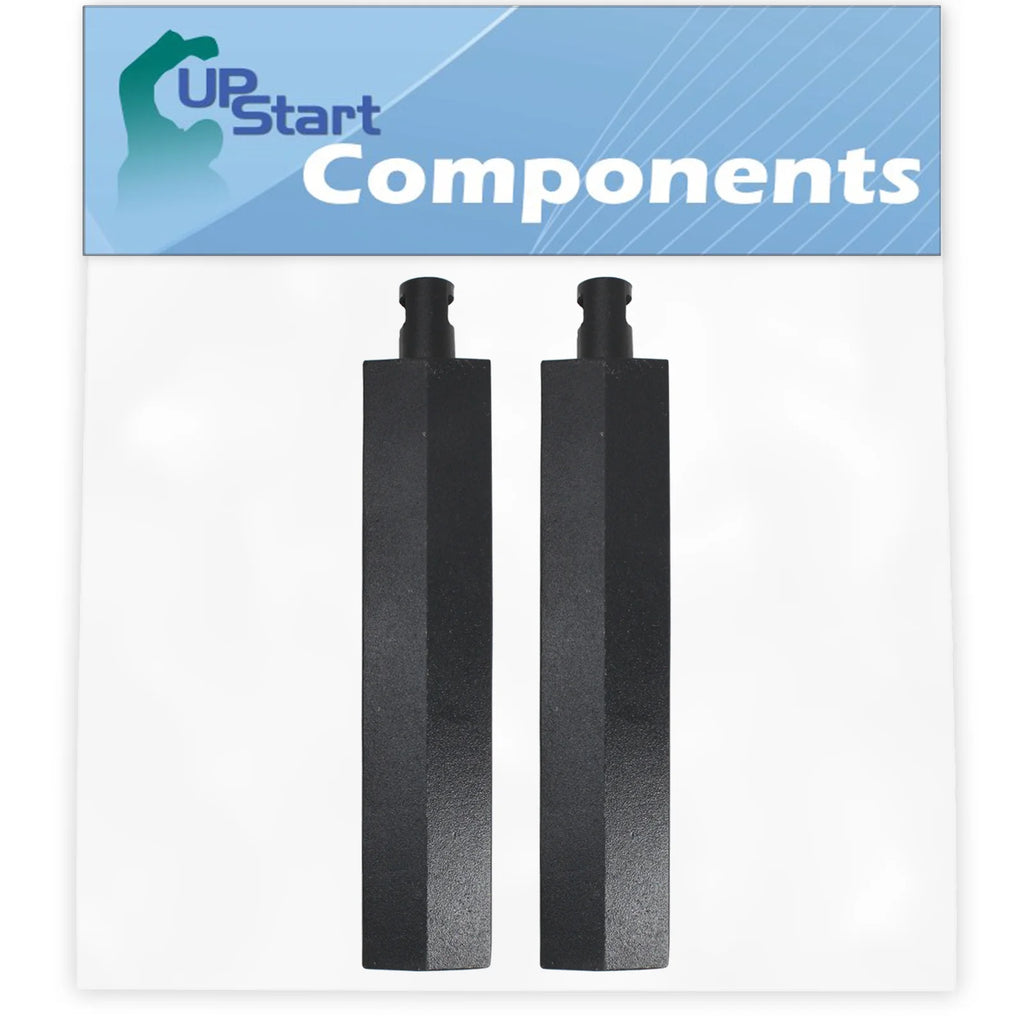 2-Pack BBQ Gas Grill Tube Burner Replacement Parts, 15 3/4" Cast Iron Pipe Burners P494419