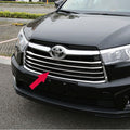 Chrome Front Grill Grille Cover Trim For Toyota Highlander 2014 2015 2016 -4PCS A78394