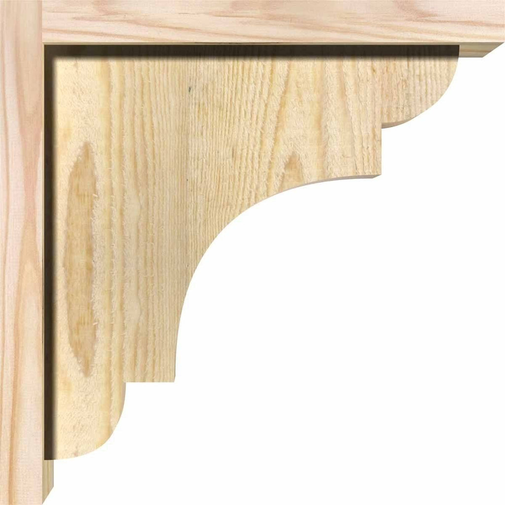 Douglas Fir Corbel with Backplate M919