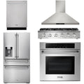 36 Gas Rangetop, Range Hood, Wall Oven, Refrigerator with Water and Ice Dispenser, Dishwasher I5829