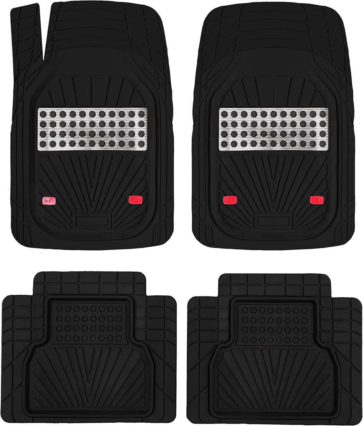 Red SUV Car Automotive Floor Mat 5-Piece Set S87201