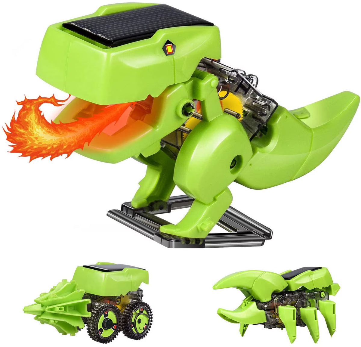 STEM Robots Building Educational Toys Science Kit 3 in 1 Solar Dinosaur Desk Robot O567433