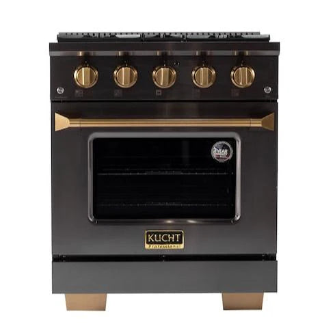 30 4.2 cu. ft. Dual Fuel Range in Titanium Stainless Steel R4468
