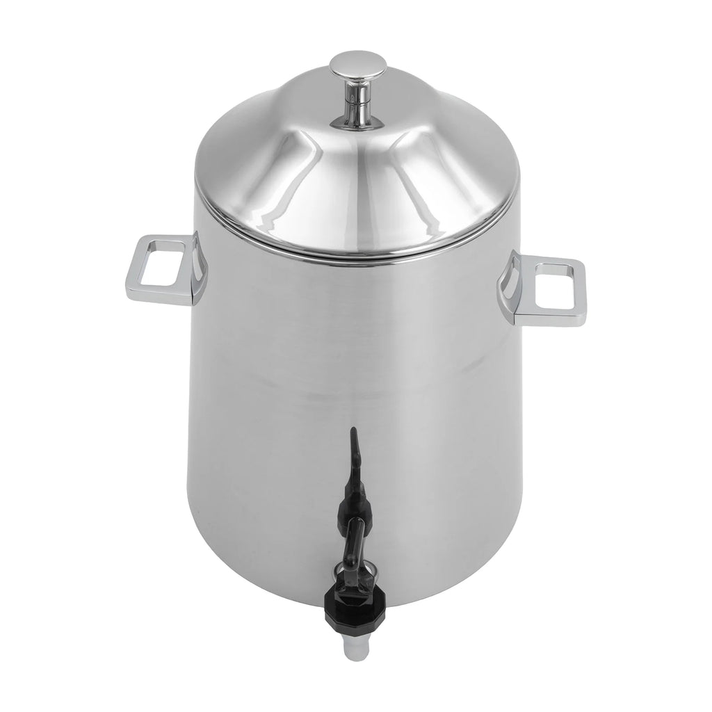 Insulated Stainless Steel Beverage Dispenser with Spigot, 3.43 Gallon / 54 Cup J6909