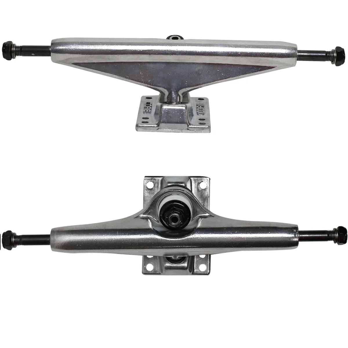 30" Natural Skateboard Complete with Silver Trucks and White Wheels E908