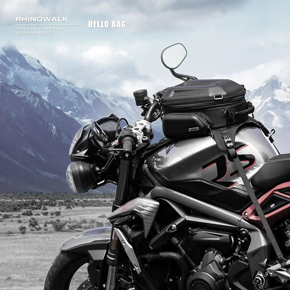 Expandable Waterproof Motorcycle Bag, 15-18L K358