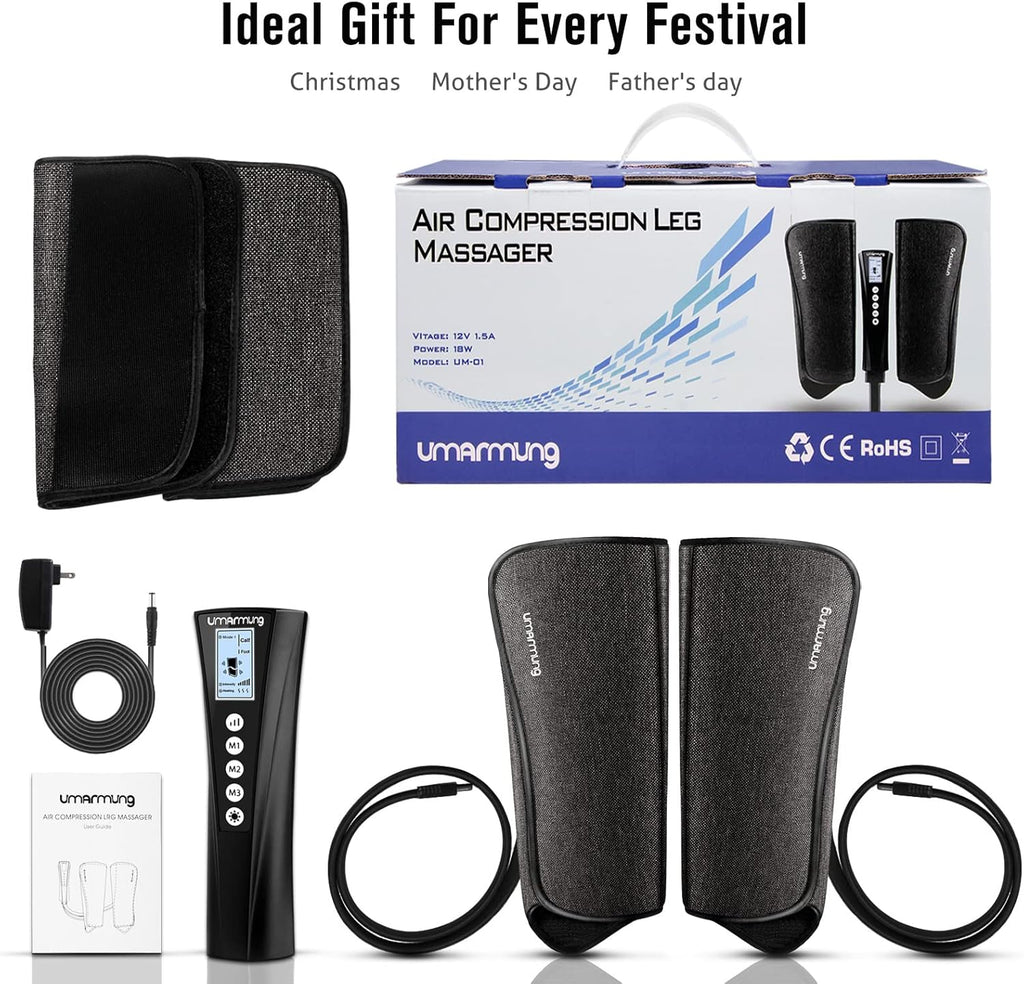 Air Compression Calf Massager with Heat B599122