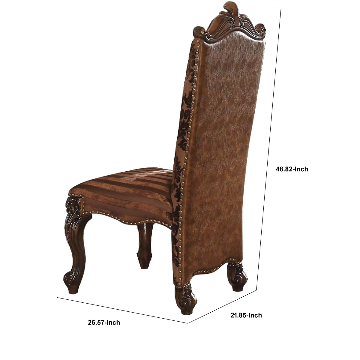 Faux Leather Side Chair Set of 2 E400839
