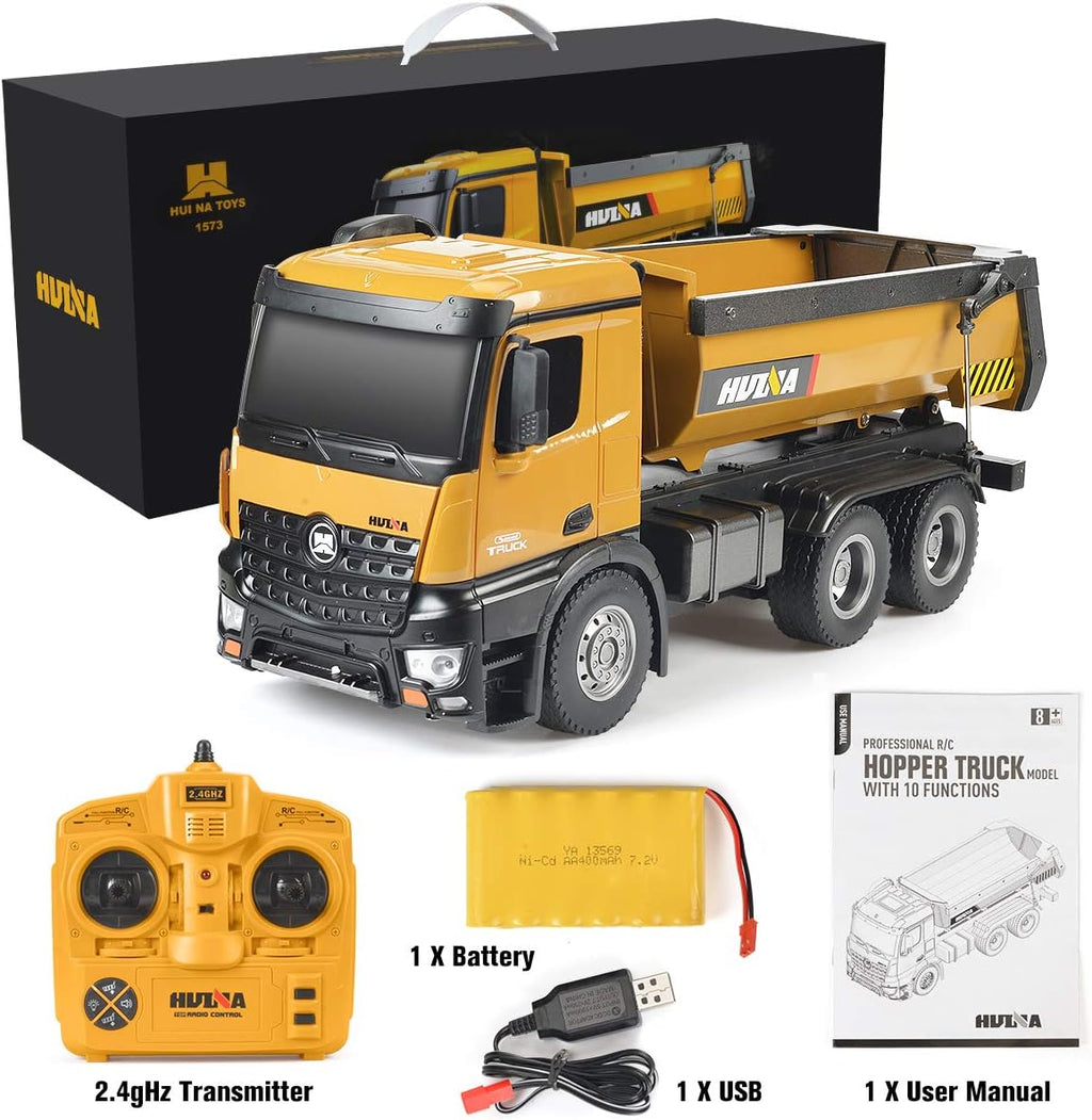 Remote Control Dump Truck Toy 1/14 Scale T6061
