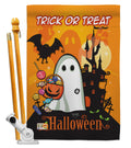 Little Ghost Fall Halloween Decorative Vertical Double Side M114911