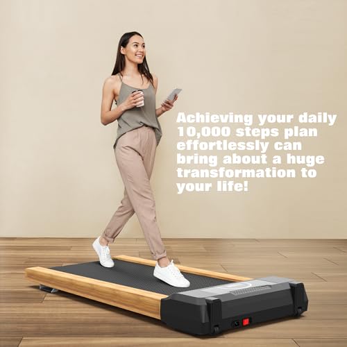 Under Desk Treadmill with LED Light Strap Display P837701
