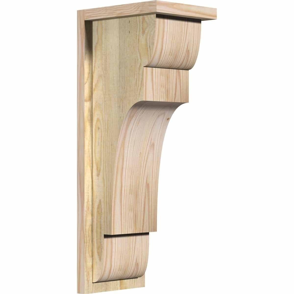 Douglas Fir Corbel with Backplate M919
