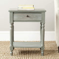 Steel Teal Accent Table Y904517