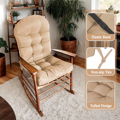 Adirondack Chair Cushion, Indoor/Outdoor Rocking Chair Cushion PP Cotton J33119