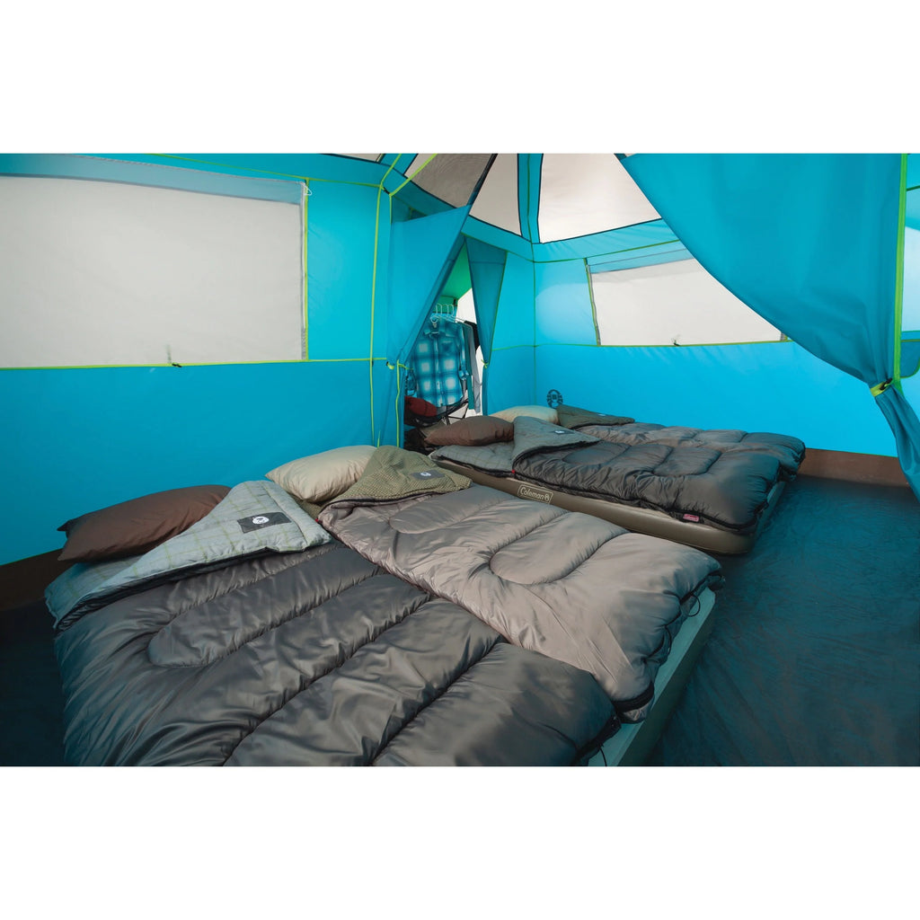 8-Person Light Blue Cabin Camping Tent N290783