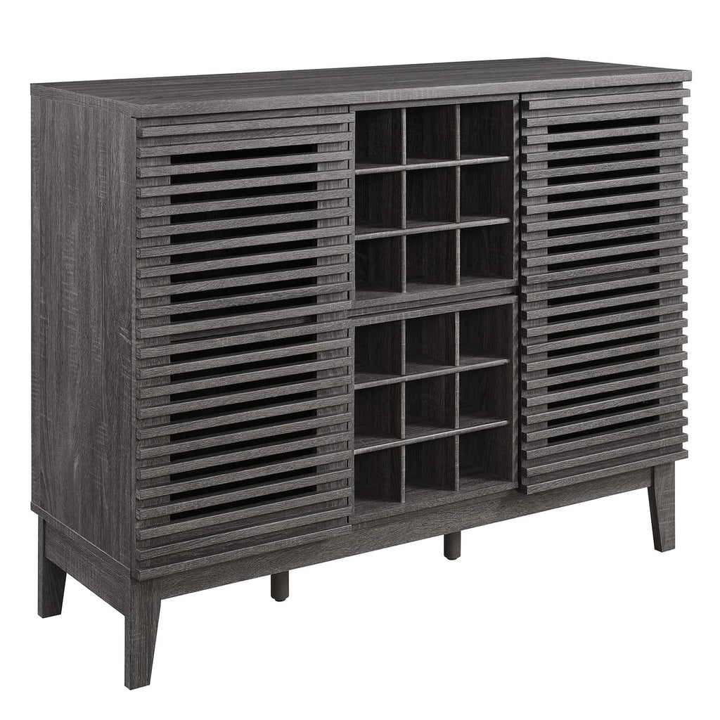 Charcoal Bar Cabinet H24149