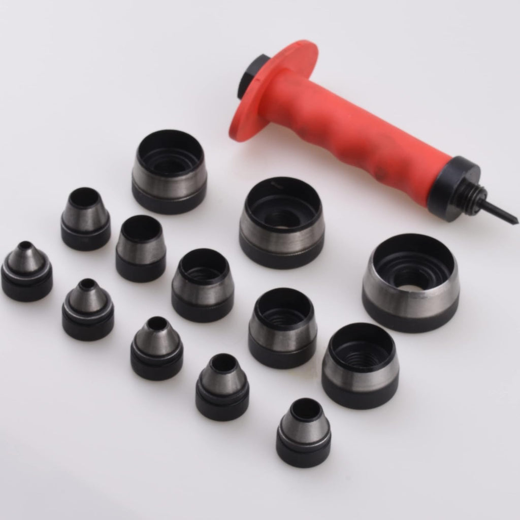 13 in 1 Sharp Hollow Punch Tool Set Leather Kit Gasket Hole Pack of 2 P9031