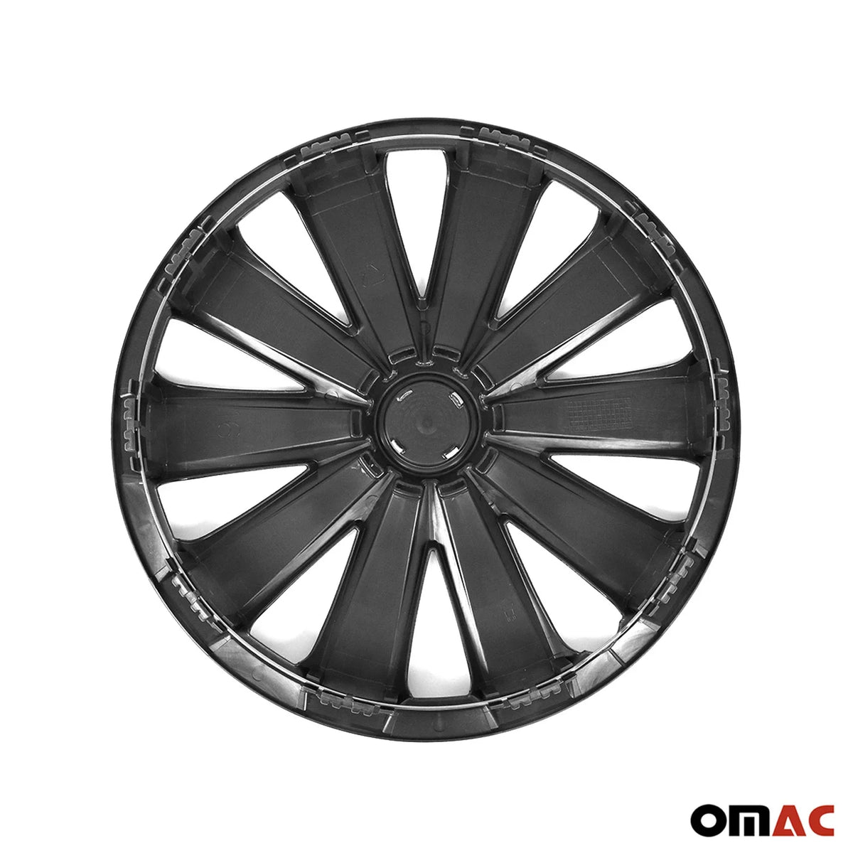 16 Wheel Covers Hubcaps 4Pcs Black D457879