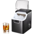 44Lbs/24H Self-Cleaning Countertop Ice Maker with Ice Scoop & Basket L3365