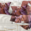 Light in Antelope Canyon Landscape Photo Throw Pillow D433340
