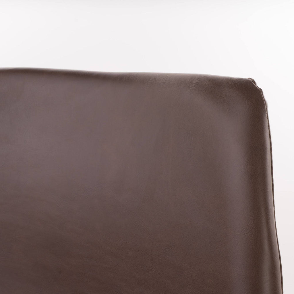 Set of 2 Brown and Black Counter Stools K50121