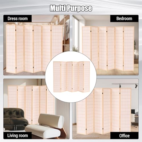 4 Panel Wooden Room Divider Screen O27899