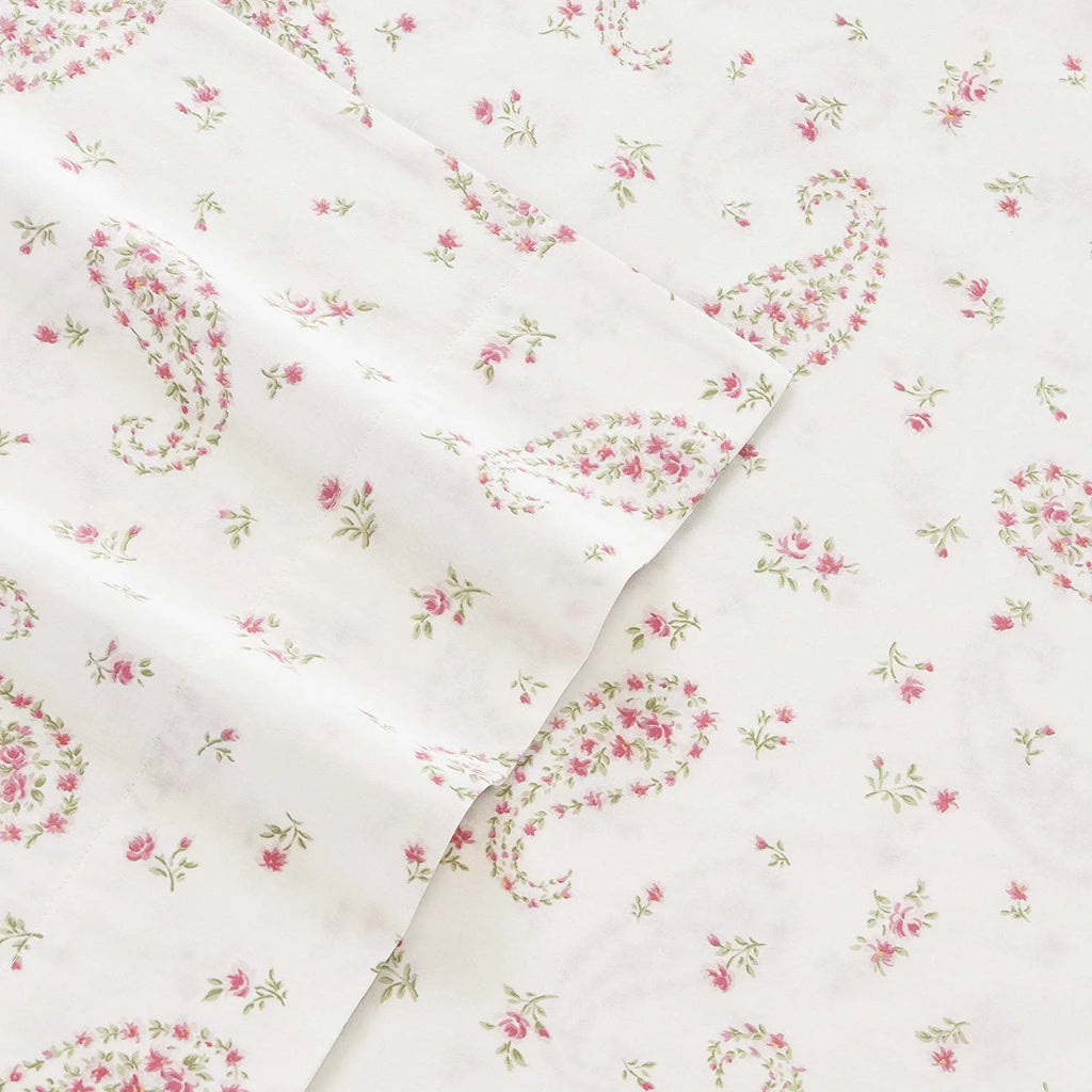 100% Cotton Sateen 4 Pcs King Bed Sheet Set Q42938