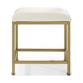 Soft Gold Vanity Stool B72089