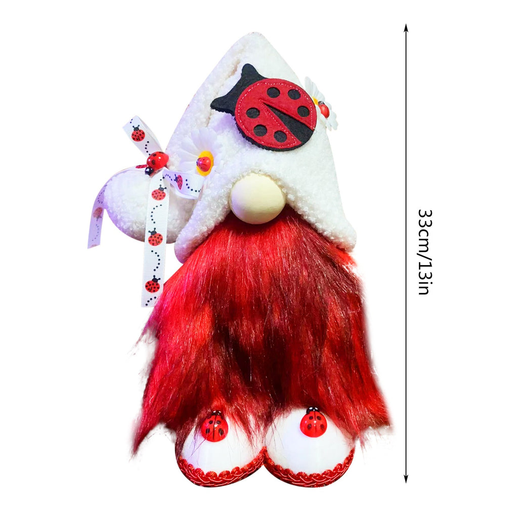 Ladybugs Daisy Forest Elf Doll Ornament F5163