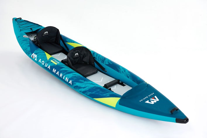 Inflatable Kayak Package with Carry Bag, Fin, Pump & Safety Harness H73924