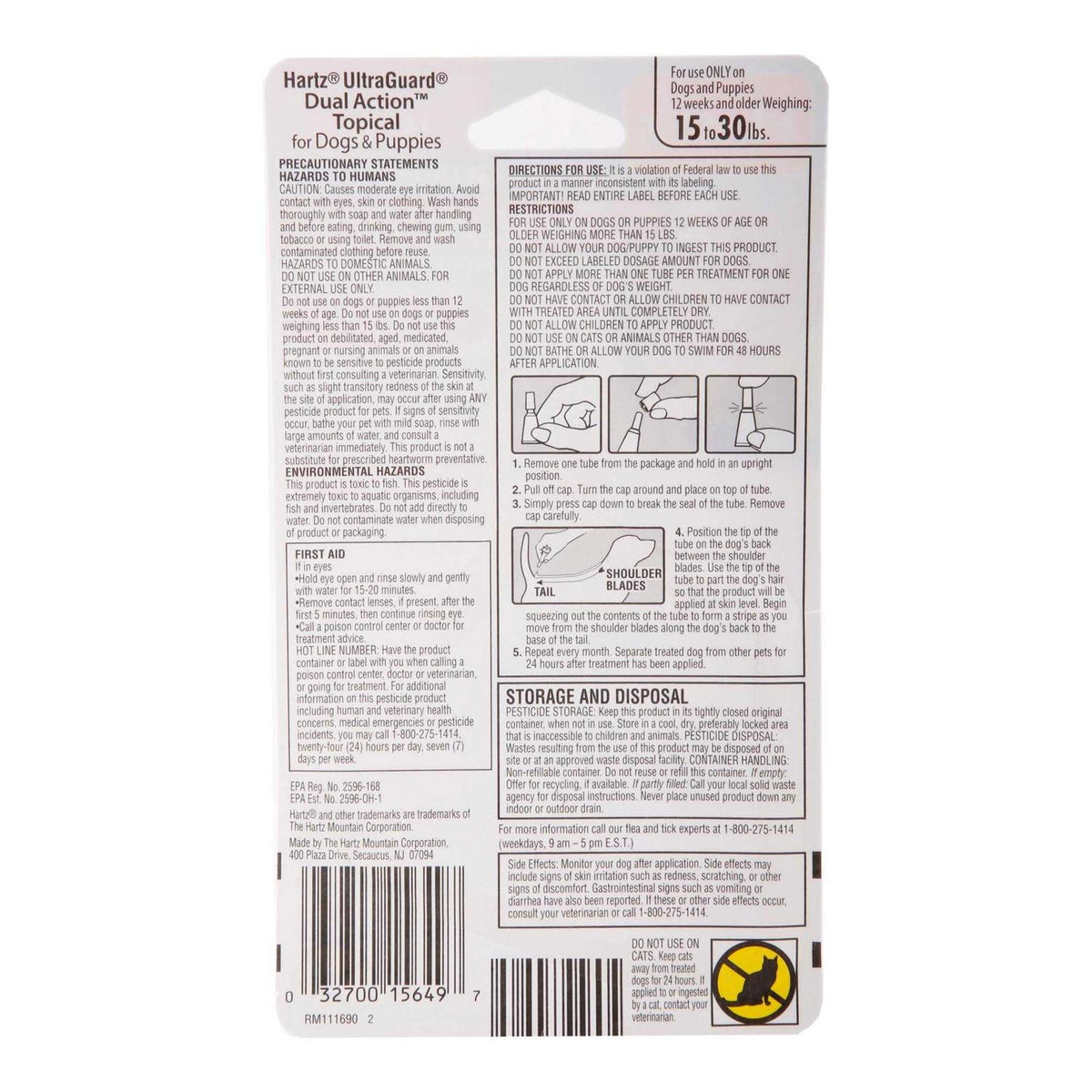 Flea & Tick Topical Dogs Z9181