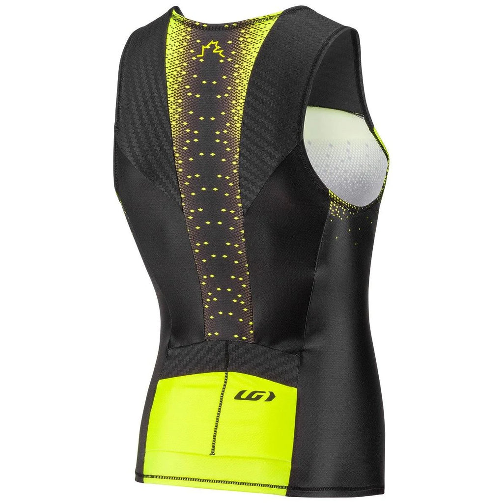 Men's Sleeveless Tri Course Black Flame Carmin N149