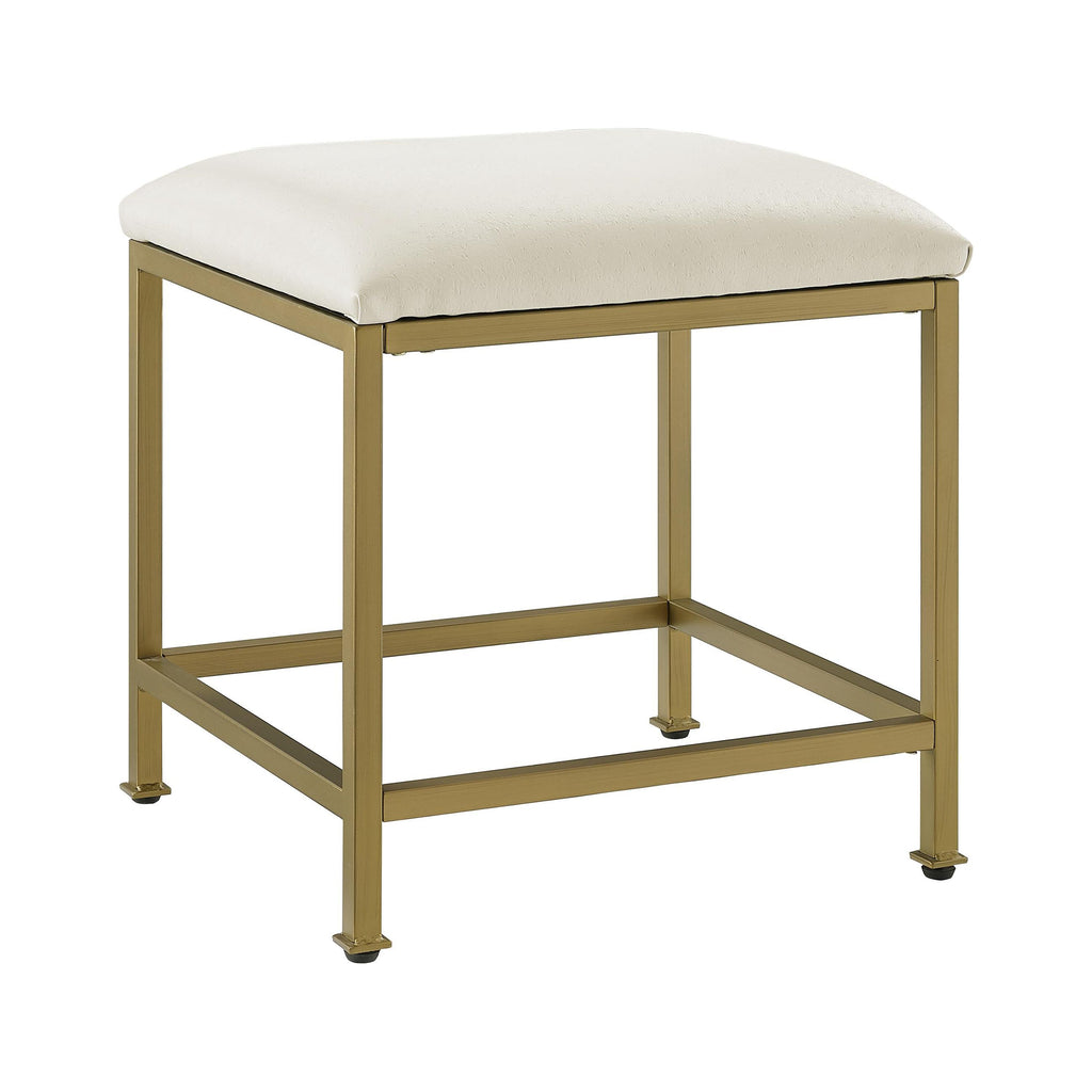 Soft Gold Vanity Stool B72089