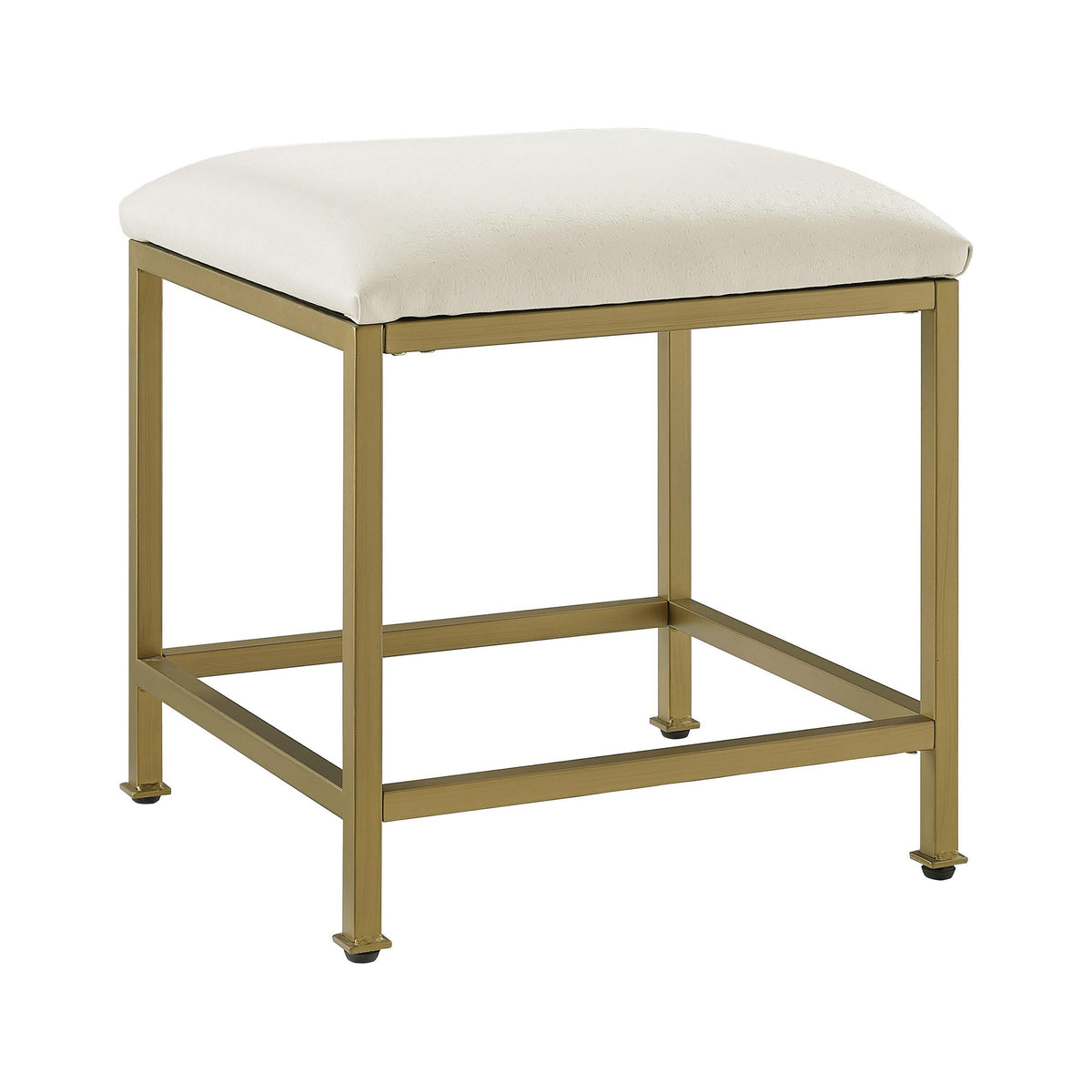Soft Gold Vanity Stool B72089