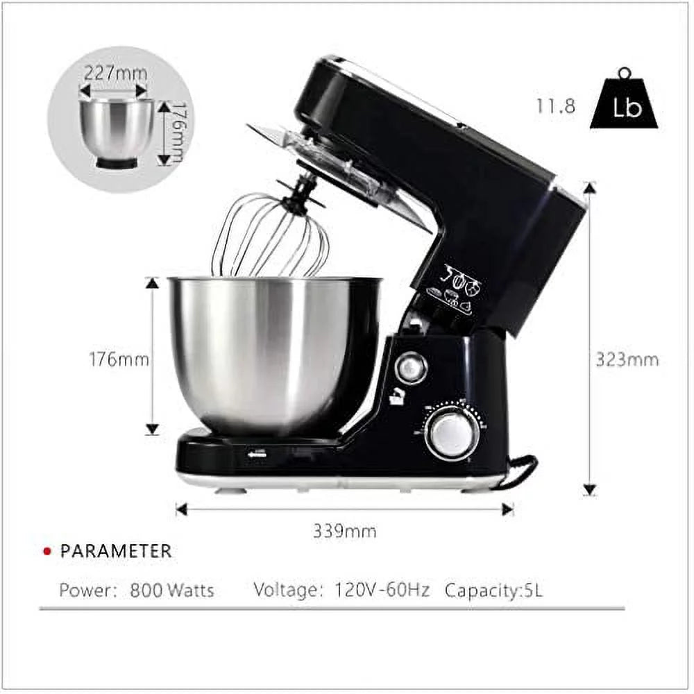 Tilt-Head Electric Mixer with 5-Quart Stainless Steel Bowl C92885
