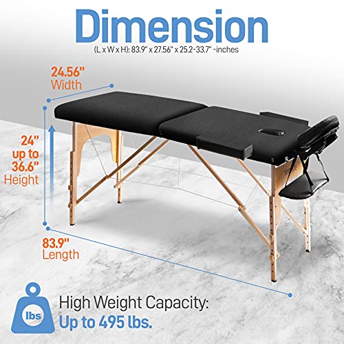 Portable Adjustable Folding Massage Table S9969