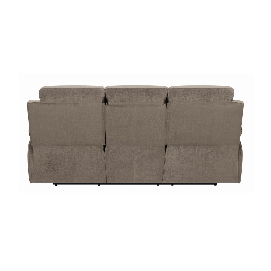 Mocha Sofa with Drop-down Table H3695