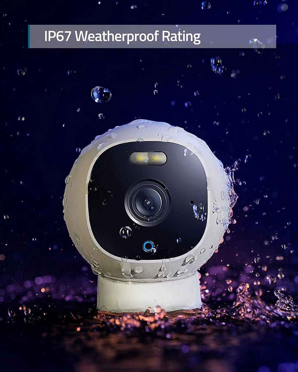 2K Wired Outdoor Surveillance Camera with Spotlight U222