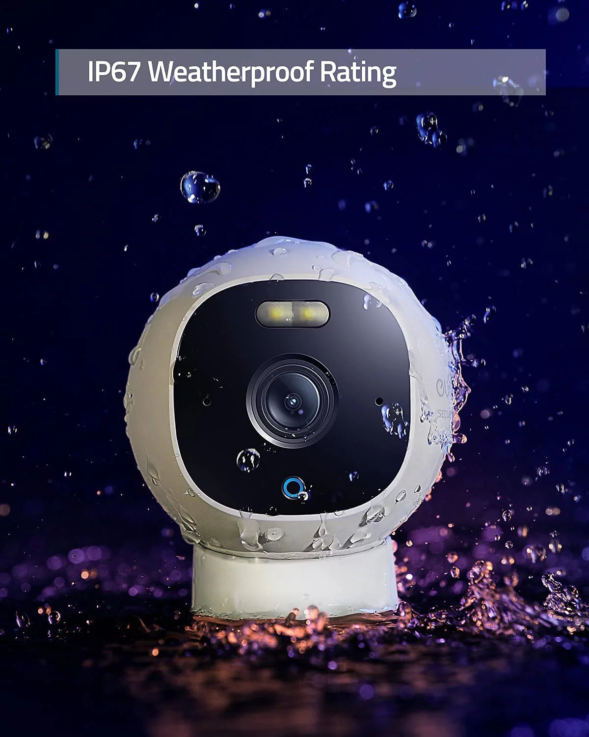 2K Wired Outdoor Surveillance Camera with Spotlight U222