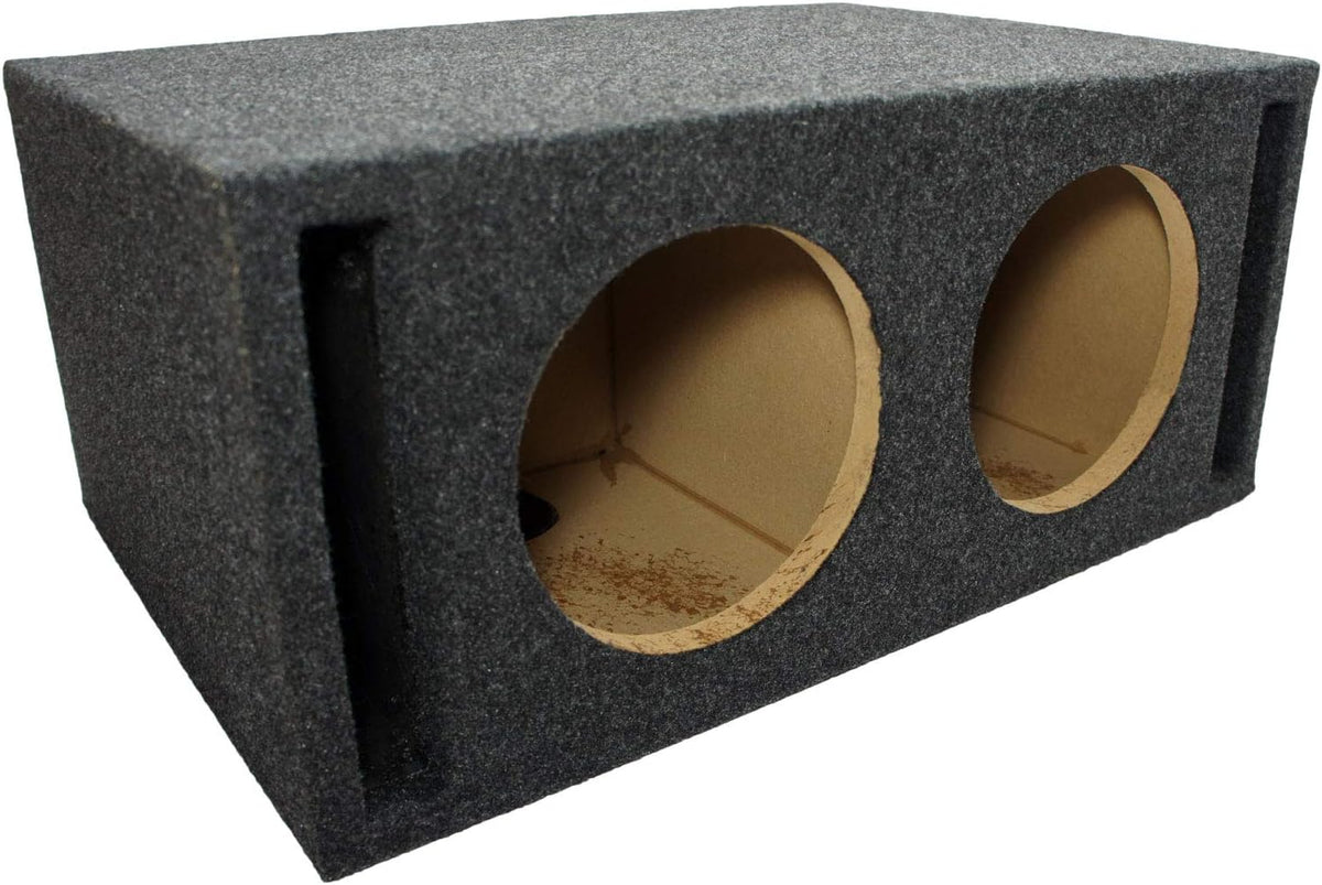 Dual 8 SPL Bass Subwoofer Sub Box Stereo Enclosure F25595