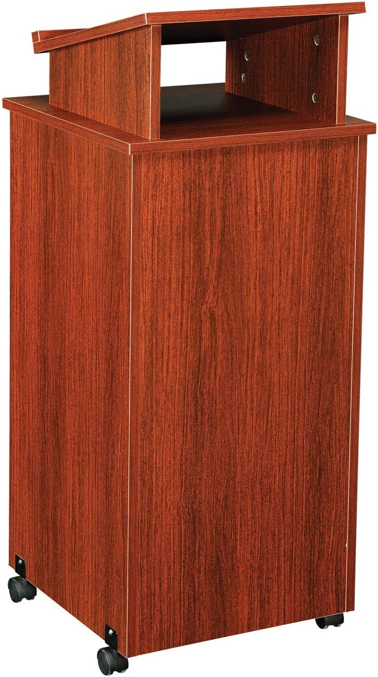 Mahogany Mobile Lectern H205521