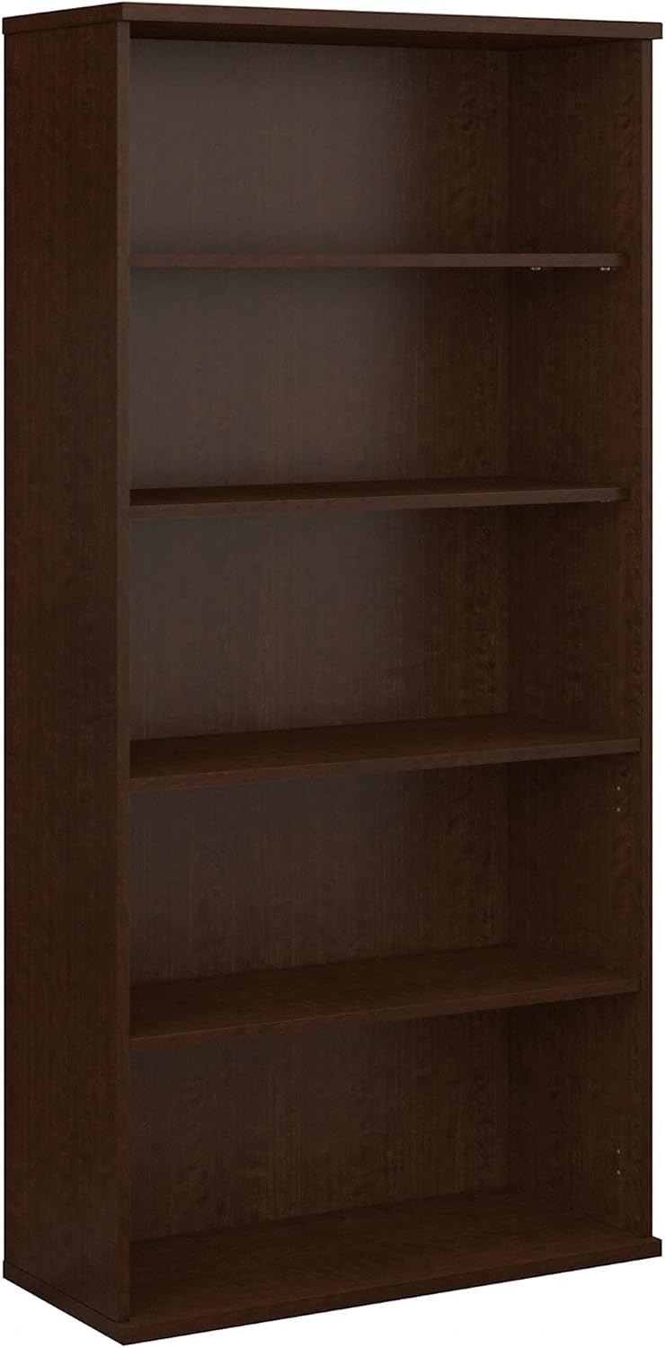 5 Shelf Storm Gray Bookcase J791
