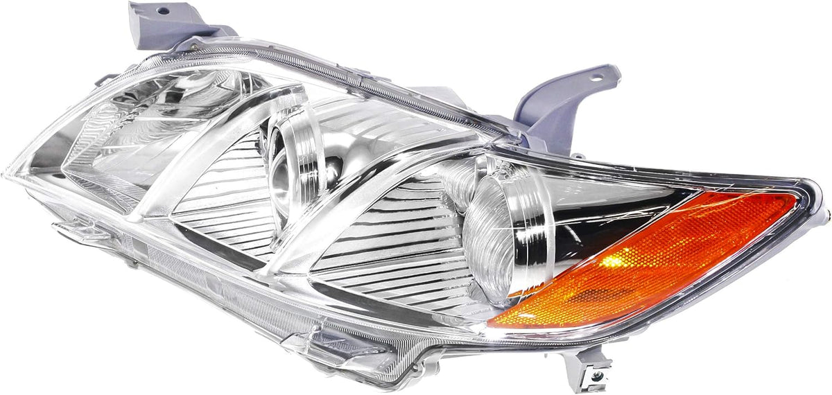 Chrome Housing Amber Reflector Clear Lens Headlight K79401