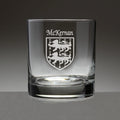 Irish Coat of Arms Tumbler Glasses Set of 4 W233