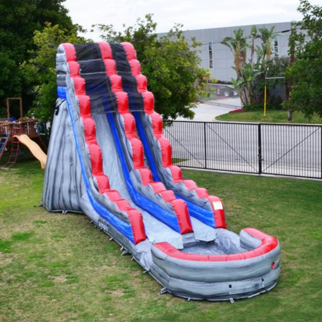 Inflatable Water Slide with Splash Pool J252193